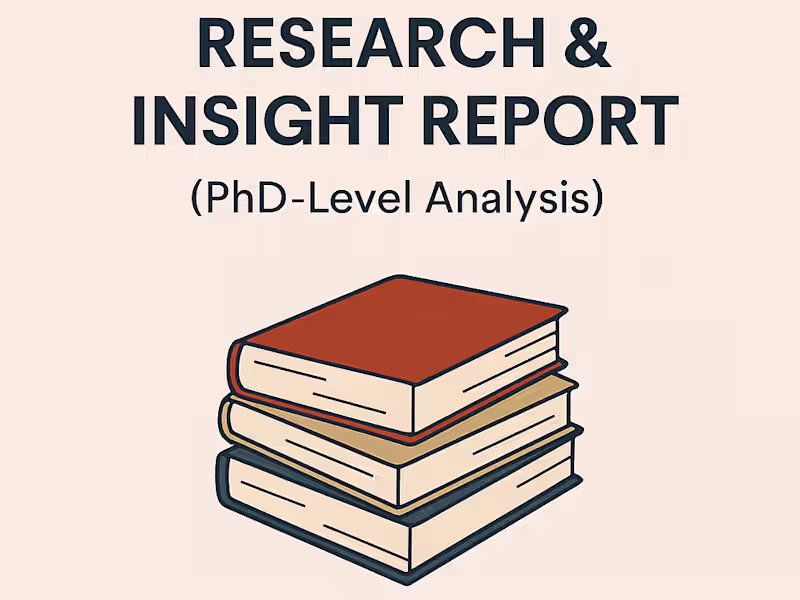 Cover image for Deep-Dive Research & Insight Report (PhD-Level Analysis)