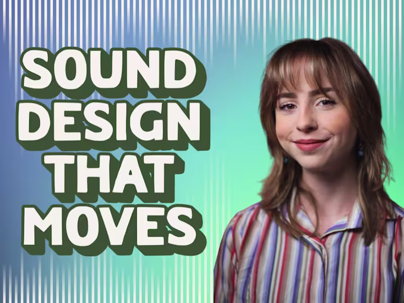 Cover image for Cinematic Sound Design for Film + Media