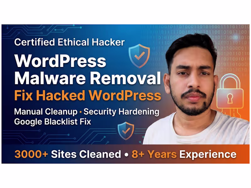 Cover image for WordPress Malware Removal & Security Hardening