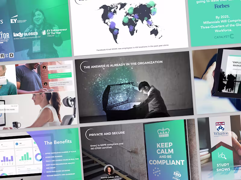 Cover image for Emerj Pitch Deck Design