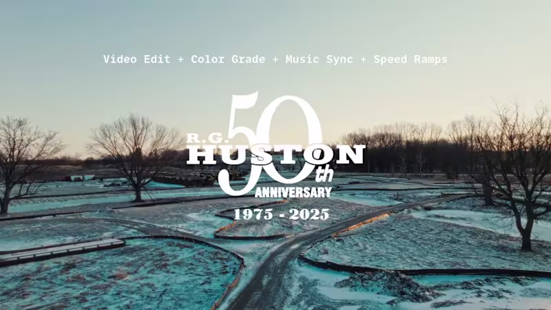 Cover image for Legacy-Driven Cinematic Video Editing for Construction Brand