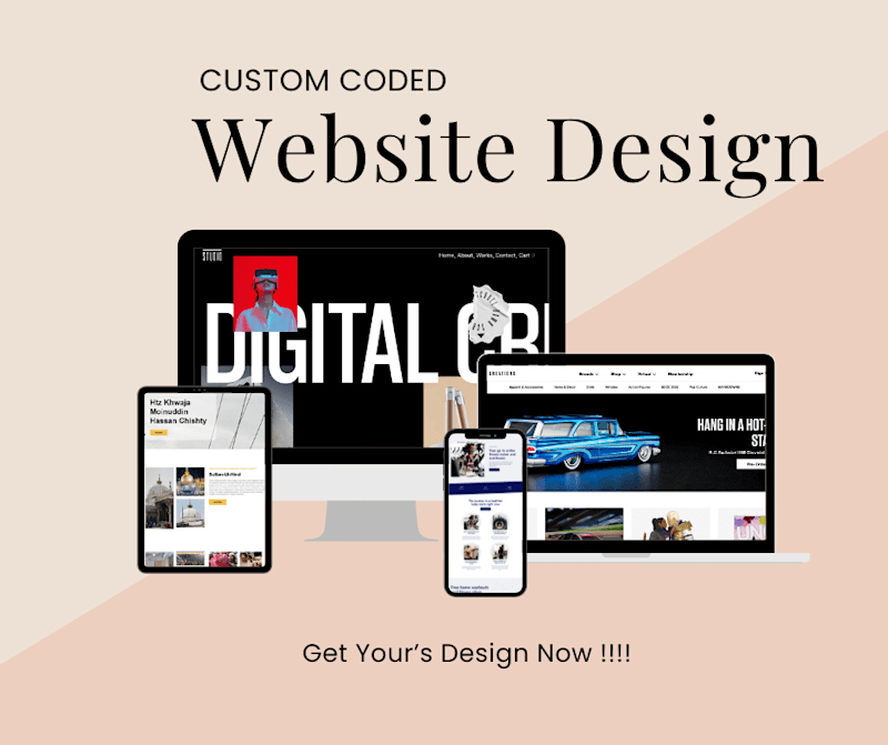 Cover image for Custom-Coded Website Development