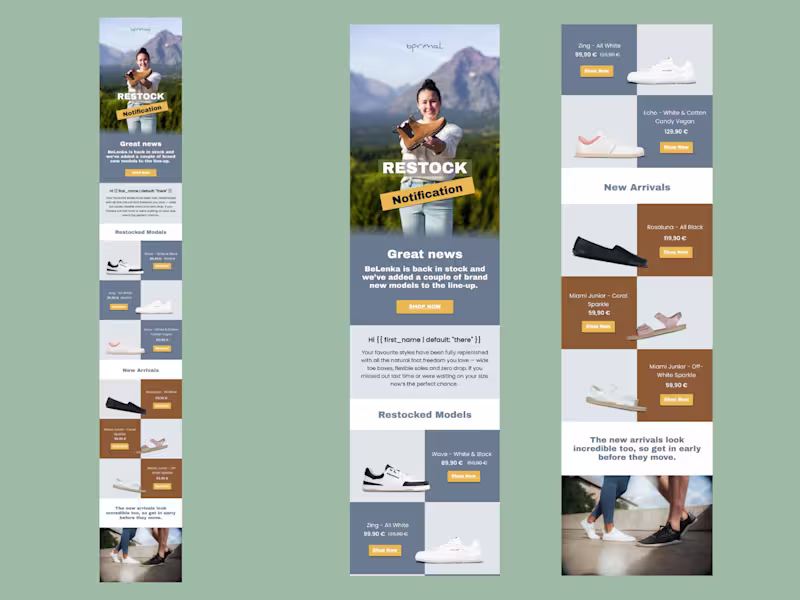 Cover image for Figma email design for Bprimal