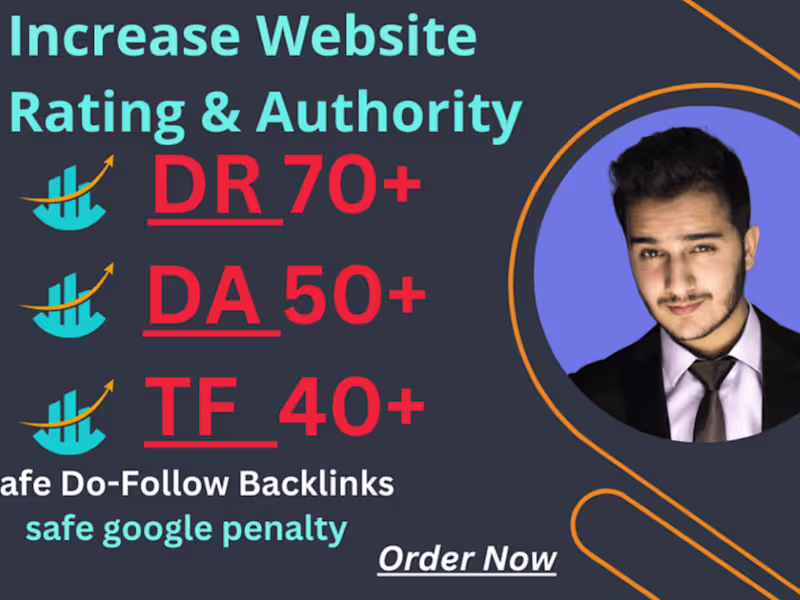 Cover image for I will increase domain rating dr ahrefs and domain authority da 