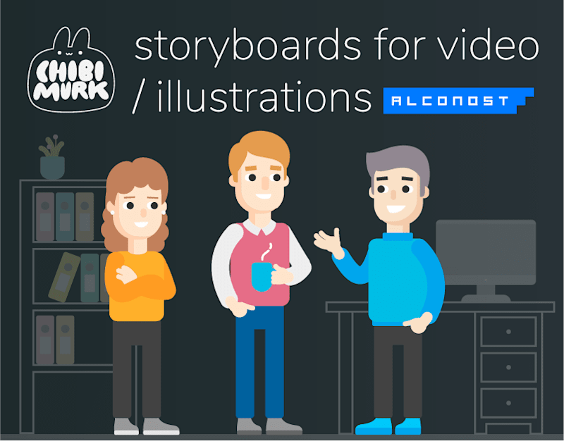Cover image for Storyboards and Illustrations for Motion Graphics