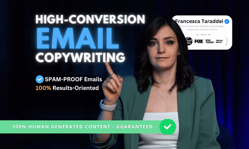 Cover image for Email Marketing Copywriting for Email Campaigns & Newsletters