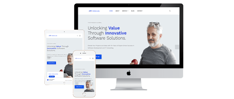 Cover image for Services website Full responsive