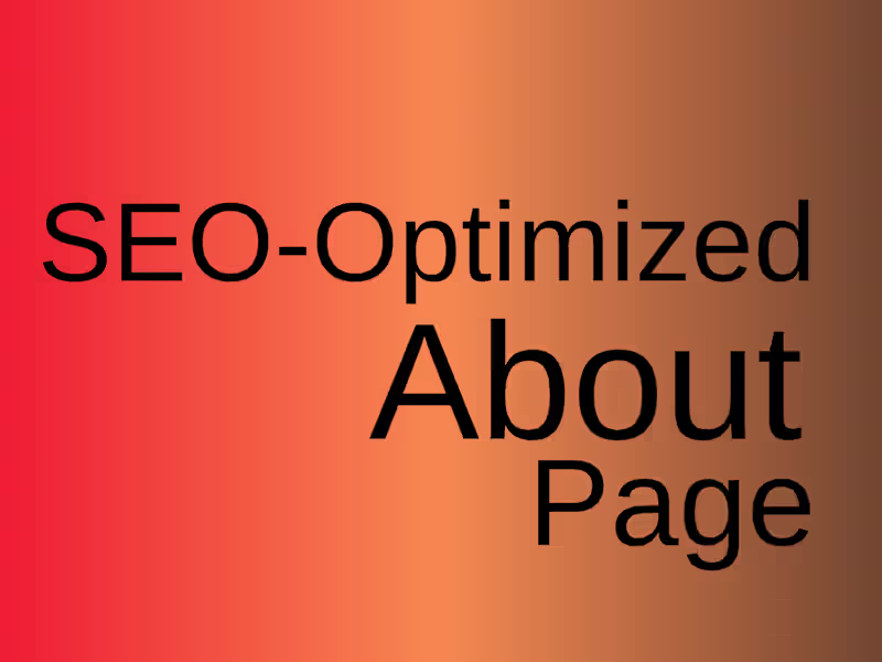 Cover image for Brand & Personal About Page