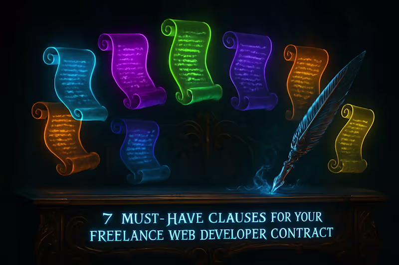 Cover image for 7 Must-Have Clauses for Your Freelance Web Developer Contract