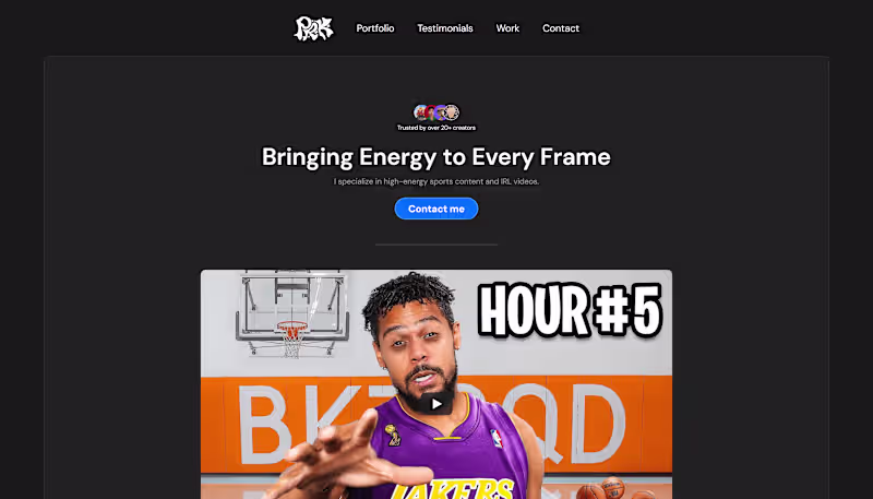 Cover image for Parker portfolio