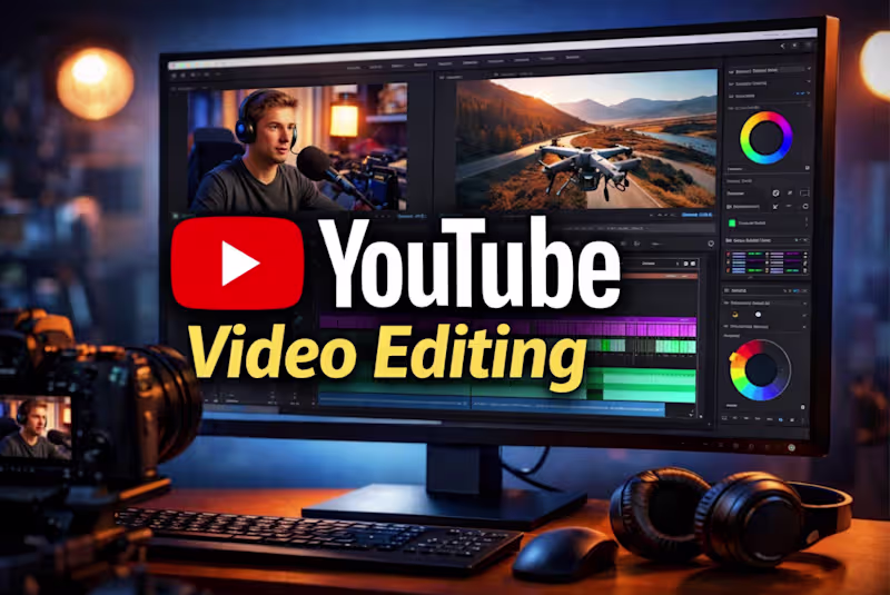 Cover image for Professional Video Editing for YouTube & Social Media