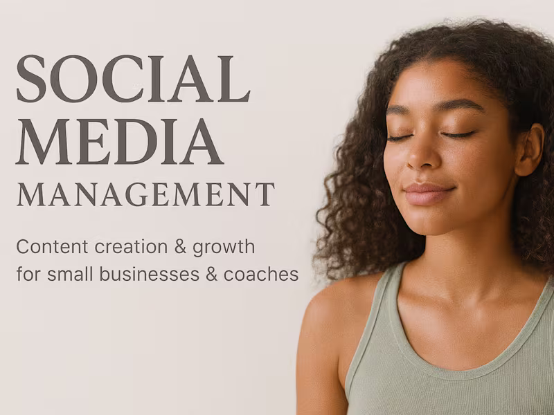 Cover image for  Social Media Management – Starter Package