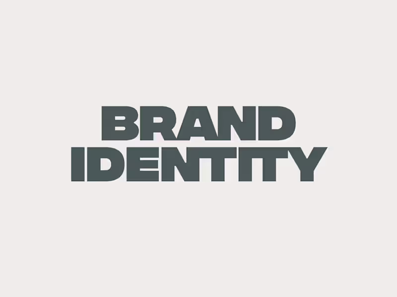 Cover image for Brand Identity
