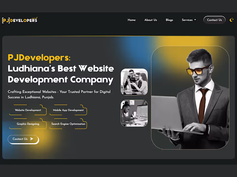 Cover image for Best Website Development Company in Ludhiana | PJDevelopers