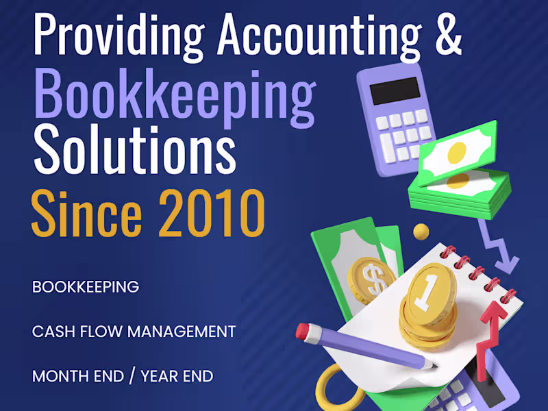 Cover image for Monthly Bookkeeping, Bank Reconciliation, and Financial Reports