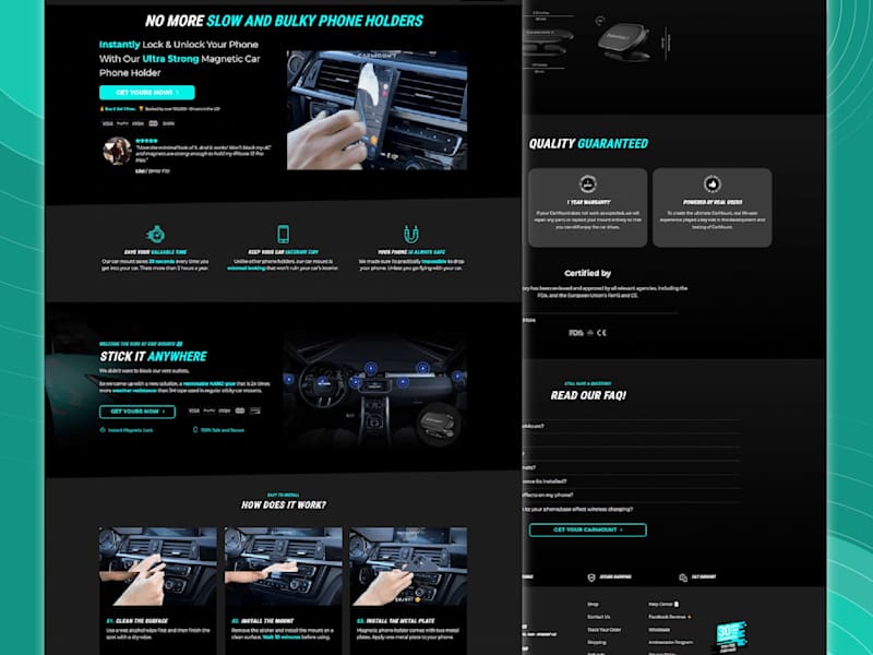 Cover image for High Converting Product Landing Page