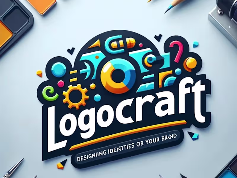 Cover image for "LogoCraft: Designing Distinctive Identities for Your Brand"