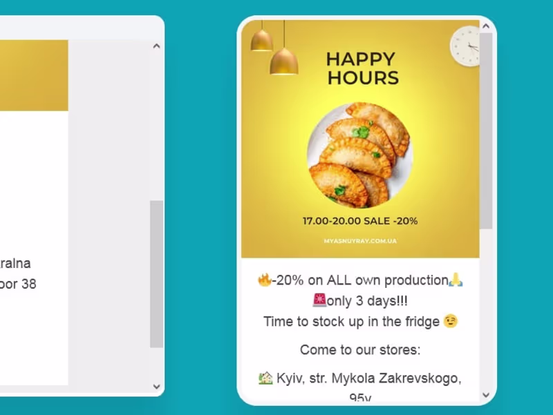 Cover image for Create an Email campaign "Happy Hour"