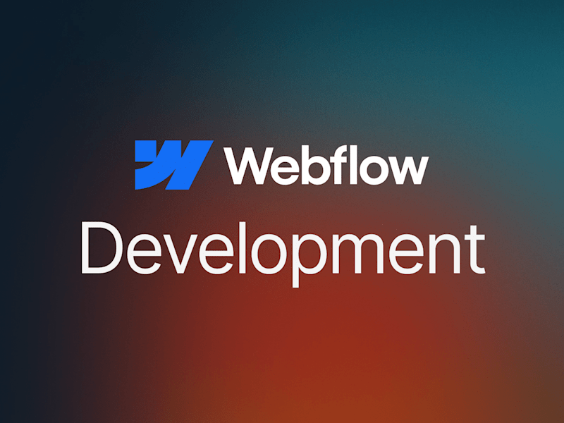 Cover image for Webflow Certified Partner – Website Development
