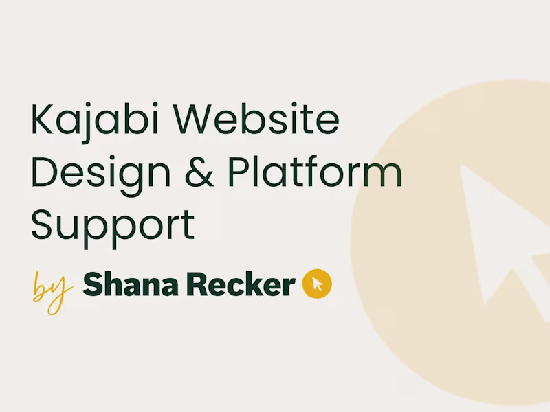 Cover image for Kajabi Project Developer and Graphic Designer