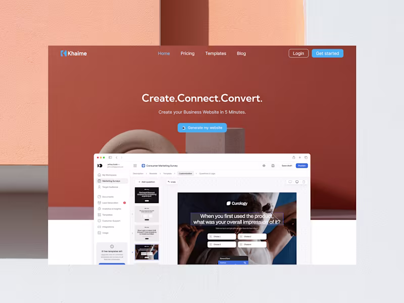 Cover image for Khaime Website