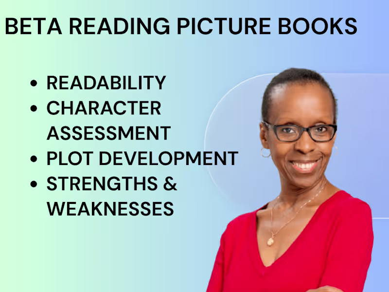 Cover image for Experienced and Passionate Picture Book Beta Reader