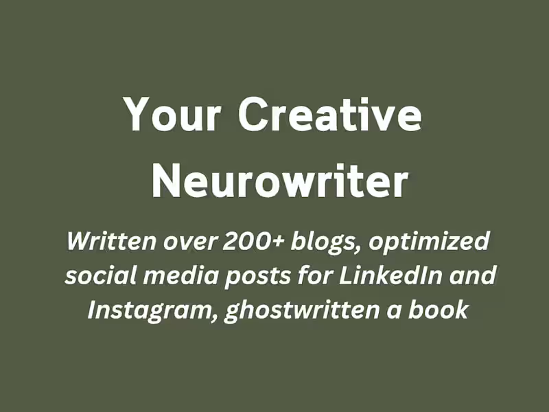 Cover image for SEO Content Writer | Blogs, Scripts, Books, Social Media Content