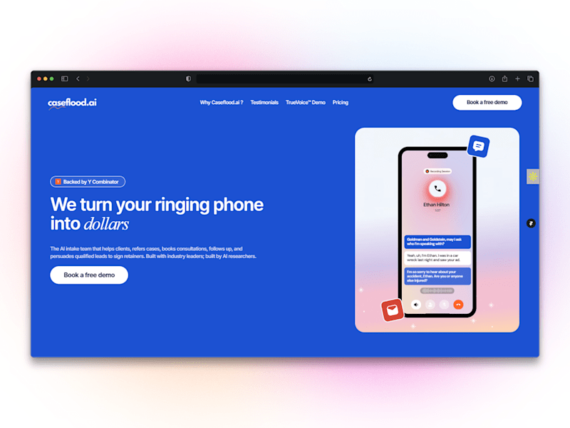 Cover image for Caseflood.ai Website Development