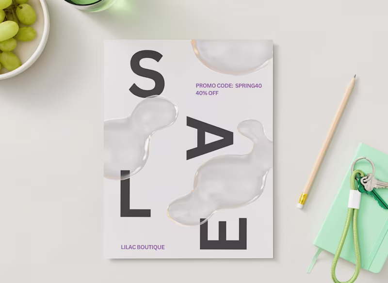 Cover image for Lilac Boutique Spring Sale Flyer