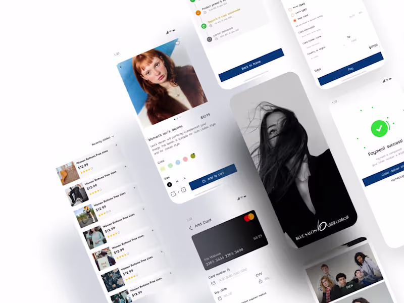 Cover image for Title: E-Commerce Mobile App UI