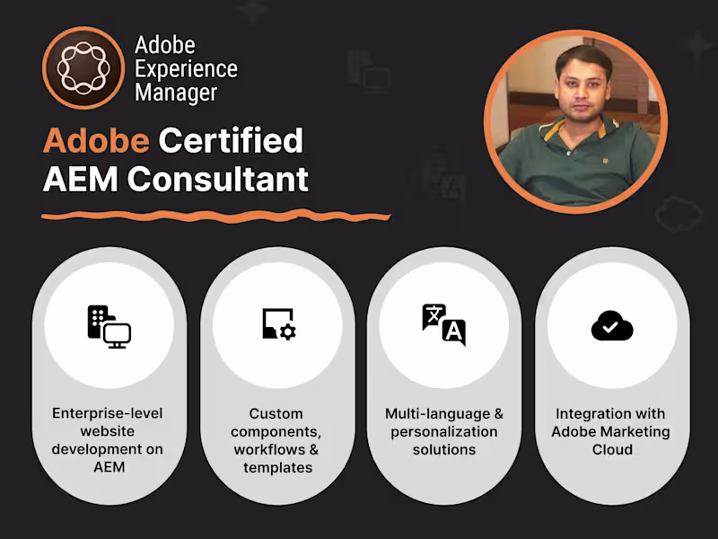 Cover image for Certified AEM Expert | Adobe Experience Manager Dev