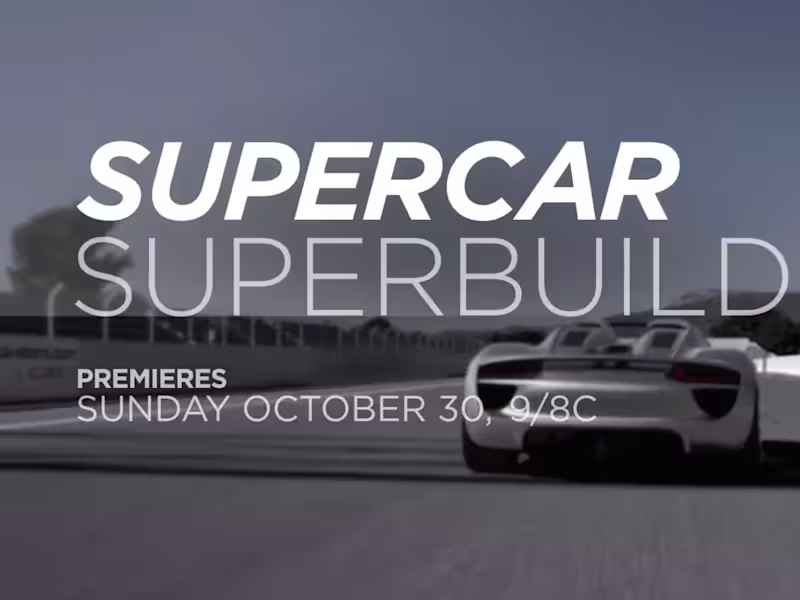 Cover image for Supercar Superbuild 15-Second Promo (Smithsonian Channel)