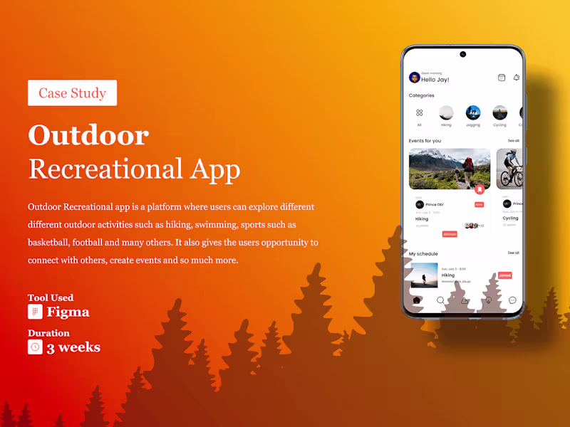 Cover image for HIKEIT- An outdoor activities mobile app