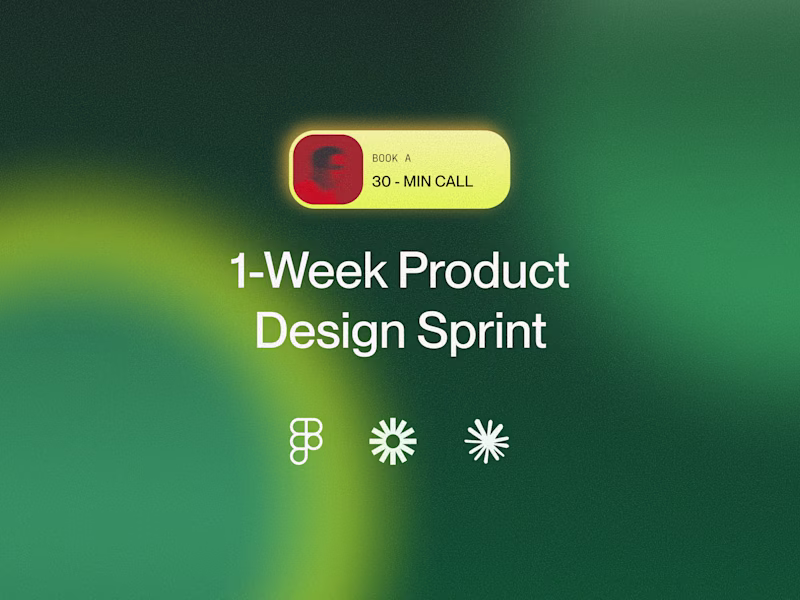 Cover image for 1-Week Product Design Sprint