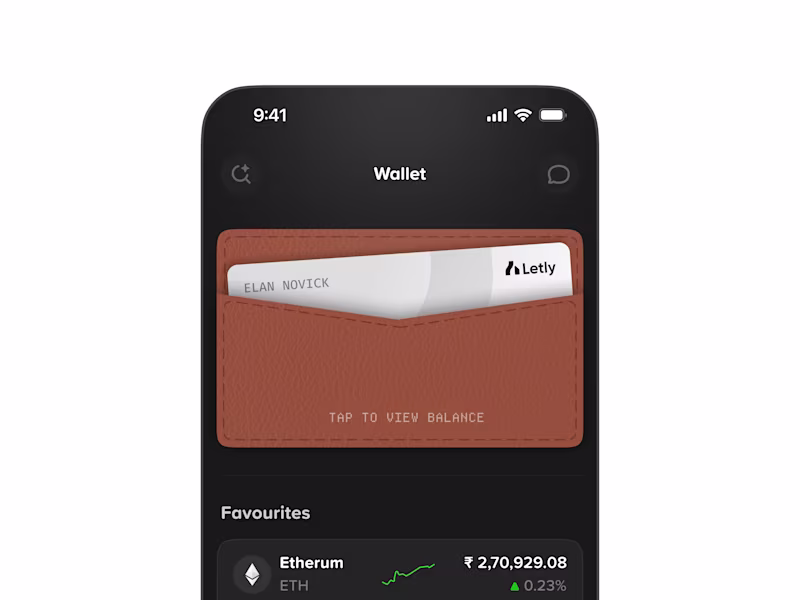 Cover image for Crypto Wallet App