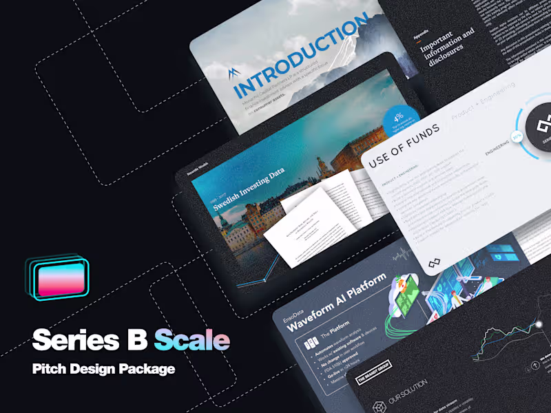 Cover image for Series B Scale Pitch Deck Design Package