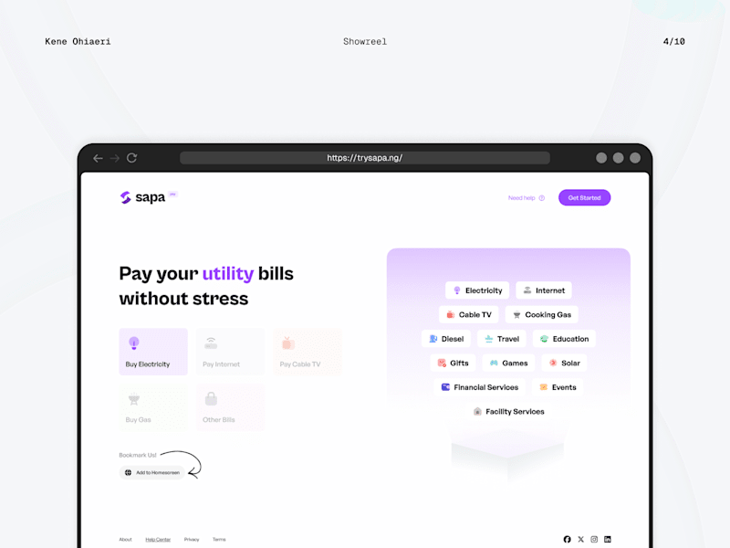 Cover image for SapaPay Web and Mobile App Design
