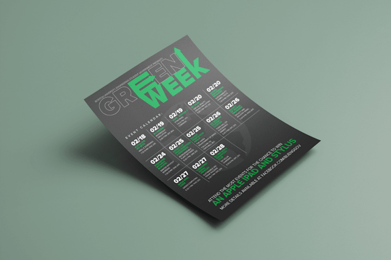 Cover image for BU Engineering Student Government: Green-Week 2020