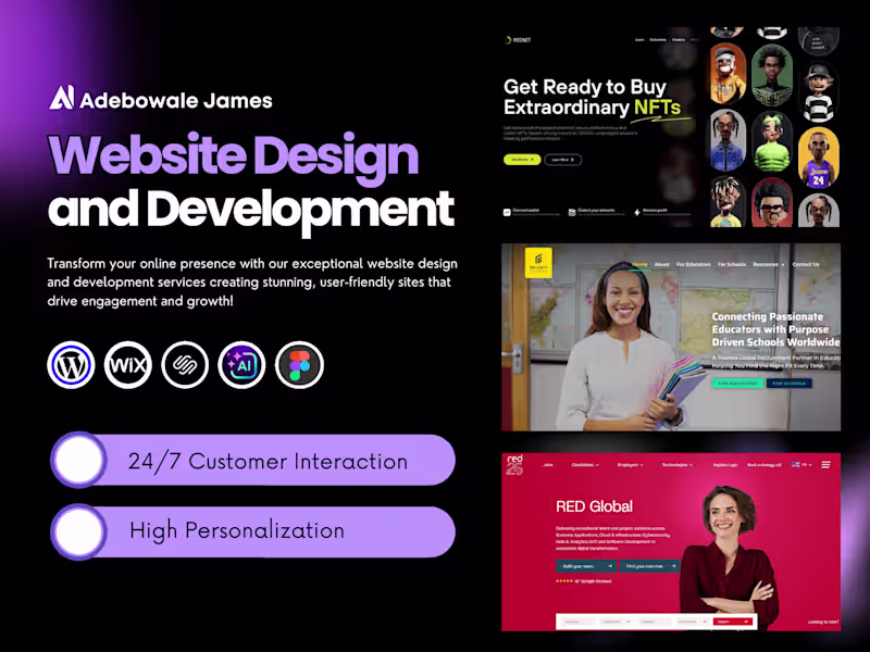 Cover image for I will build wordpress website development, business website