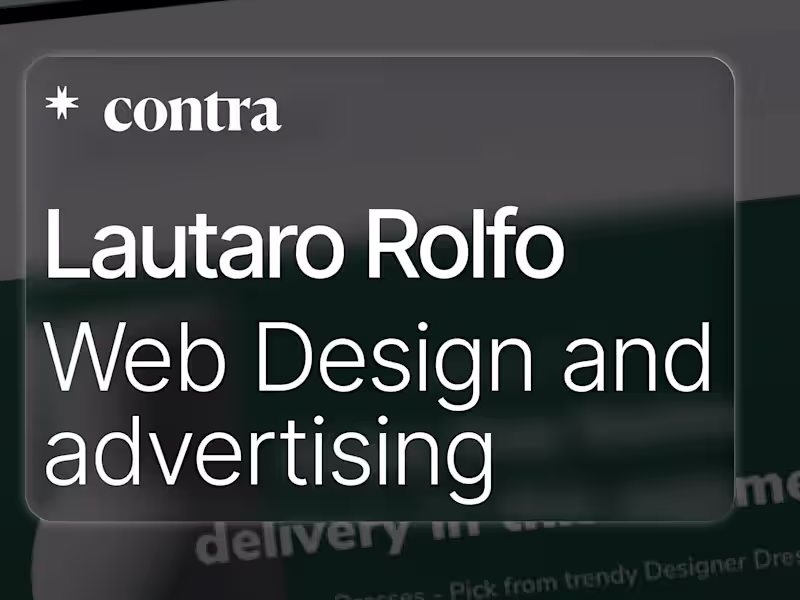 Cover image for Website design with Framer