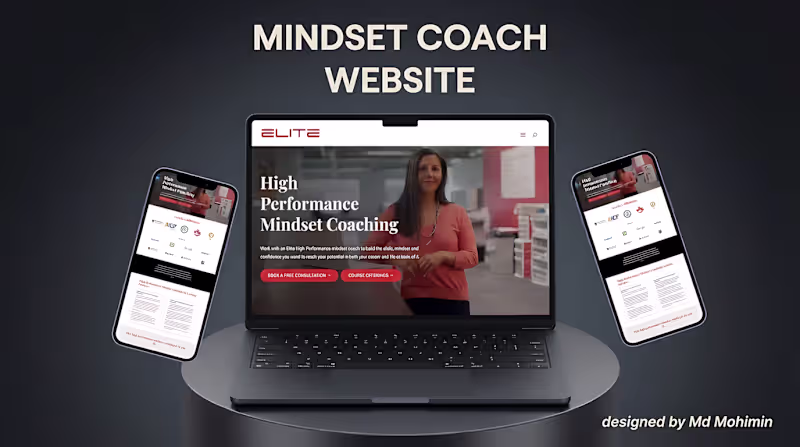 Cover image for Mindset coaching website
Mindset Architecture: Elite