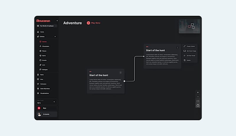 Cover image for AI storytelling for game designers