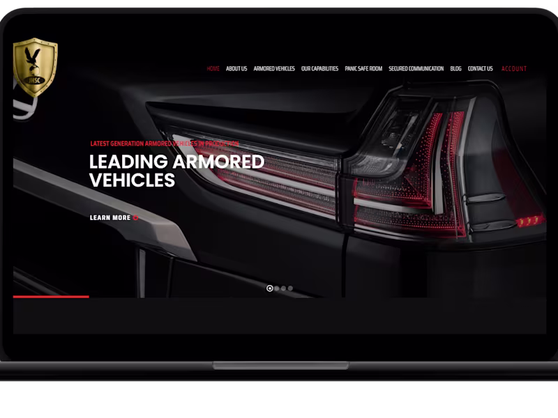 Cover image for Vehicle's website
