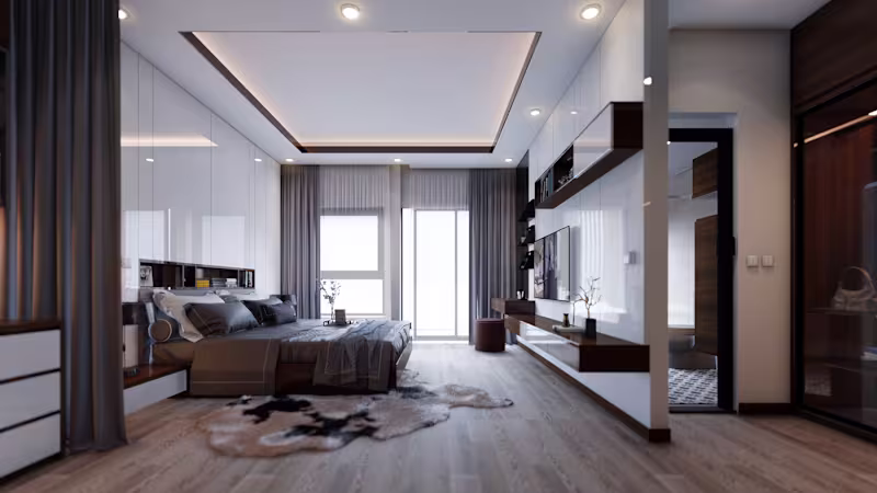 Cover image for Bedroom Visualization on Behance