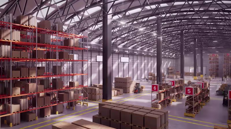 Cover image for High-quality 3D visualization of warehouse