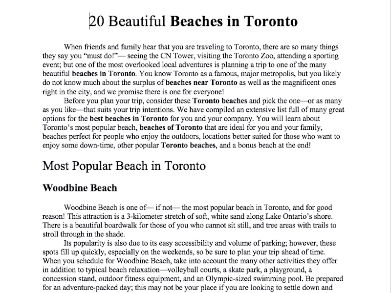 Cover image for Informative, Engaging SEO Tourist Blog Post