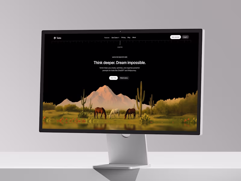 Cover image for Vanta AI Agent Website