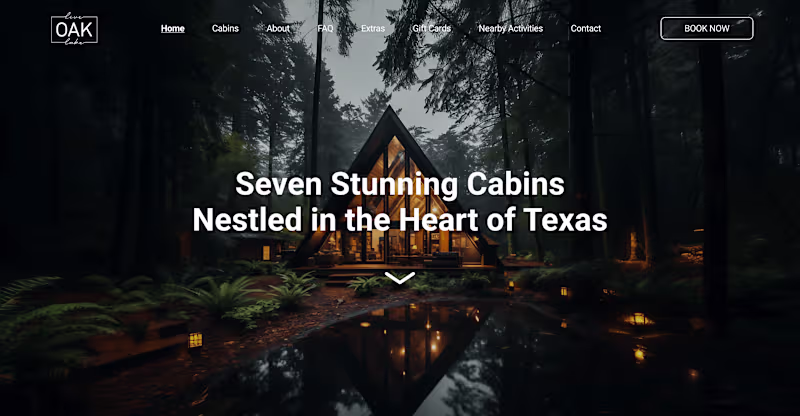 Cover image for Live OAK Lake Website Design