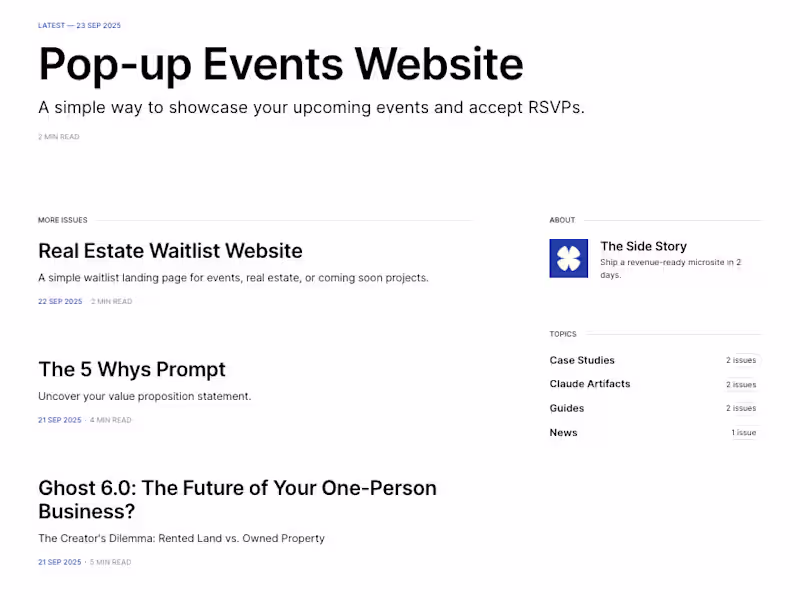 Cover image for SEO-friendly Blog on Ghost