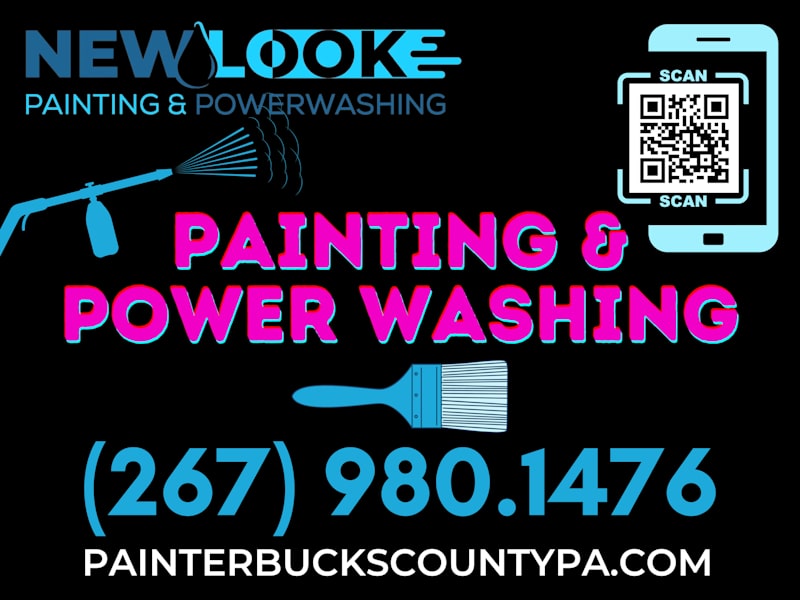 Cover image for New Look Painting & Powerwashing Yard Sign